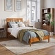 preview thumbnail 1 of 8, Becket Solid Wood Low Profile Platform Bed Light Toffee - Twin XL