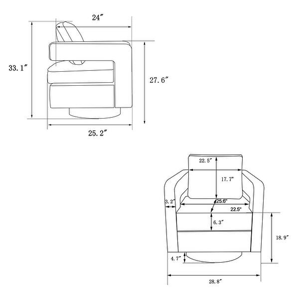 360 Degree Swivel Barrel Chair,Leisure Arm Chair,Swivel Barrel 