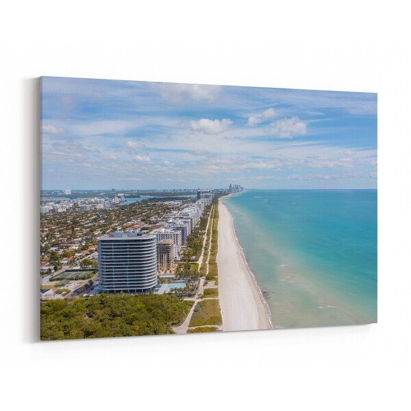 Shop Surfside Beach Surfside Florida Beach Canvas Wall Art ...