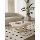 preview thumbnail 2 of 6, Modern Creamy White Irregular Cloud Coffee Table for Bedroom Living Room