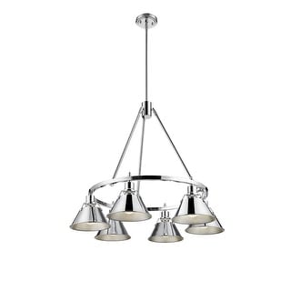 Orwell 6-Light Chandelier in Chrome - Silver