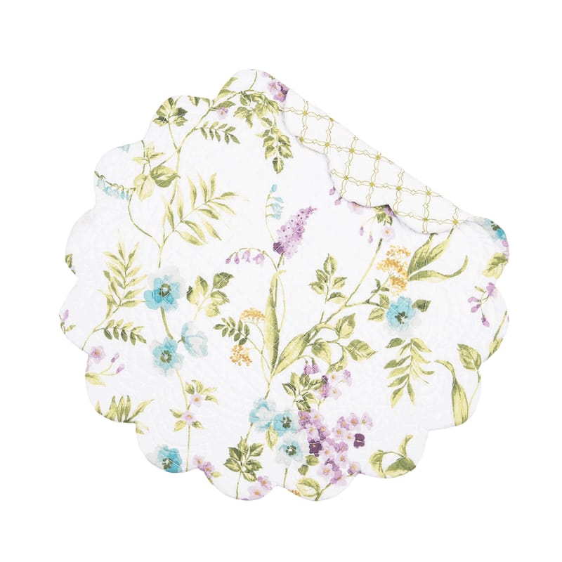 Carley Round Placemats Set of 6, 17"