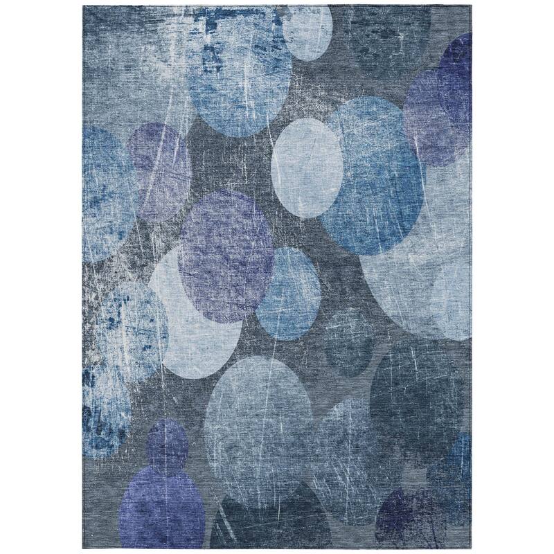 Balo Unique Abstract Weather Resistant Timeless Fusion Runner Outdoor Rug