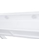 preview thumbnail 8 of 13, Full Size House Platform Bed with LED Lights and Storage, White Finish