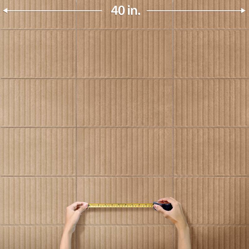 Merola Tile Kings Loft Clay 7-7/8" x 15-3/4" Ceramic Wall Tile