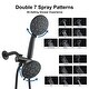 preview thumbnail 12 of 17, YASINU 7 Function Dual 2 in 1 Shower Handheld Showerhead & Rain Shower Combo