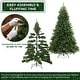 preview thumbnail 13 of 19, Realistic Green Spruce Artificial Christmas Tree with Stand
