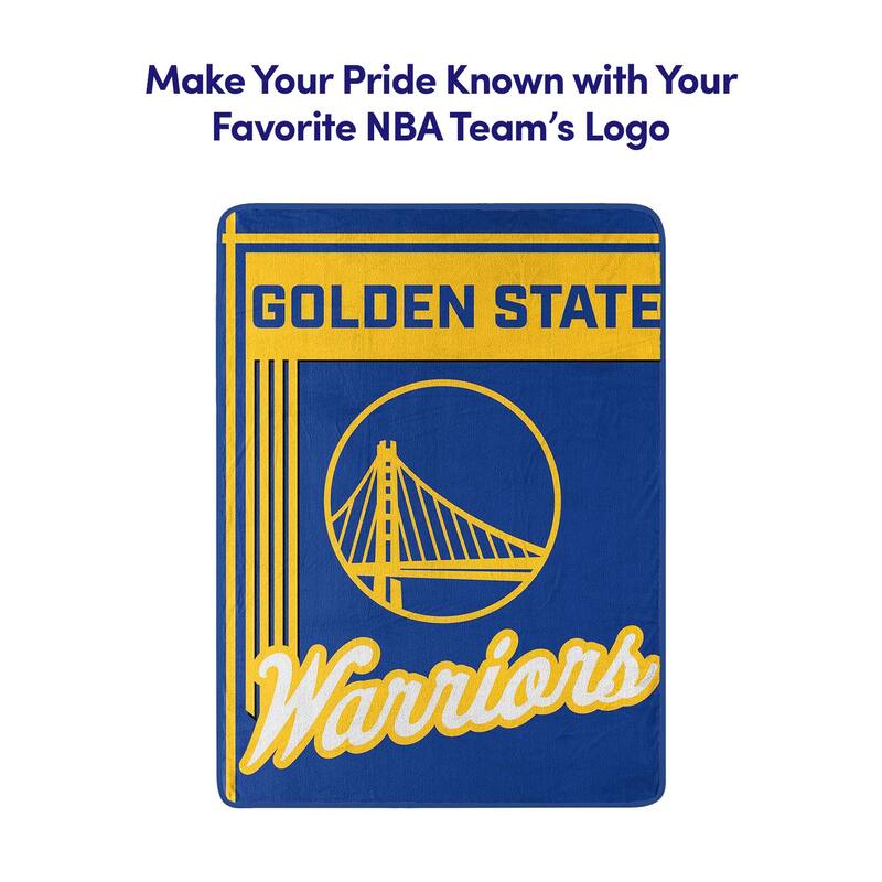 NBA Golden State Warriors 46" x 60" Microfiber Throw Blanket