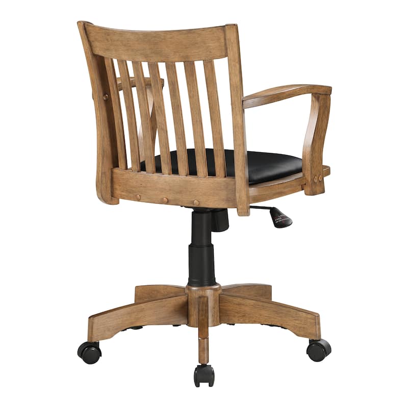 Copper Grove Wilbur Vintage Padded Wood Banker's Chair