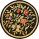 preview thumbnail 51 of 104, SAFAVIEH Handmade Chelsea Jalisa French Country Floral Wool Rug 3' Round - Black - Round