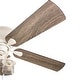 preview thumbnail 9 of 8, The Gray Barn Osborne 52-inch Coastal Indoor LED Ceiling Fan with Pull Chains 5 Reversible Blades - 52