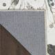 Nude Power Loomed Floral Non Skid Area Rug By HomeRoots - 6' x 9'
