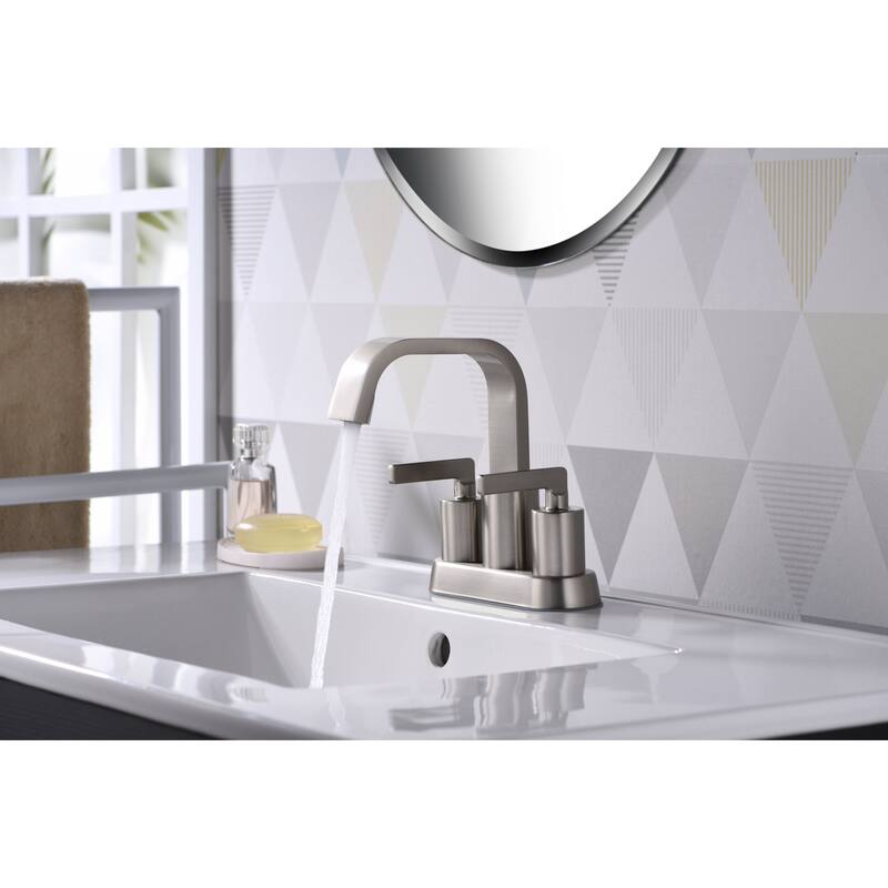 Ultra Faucets Ardua Collection Two-Handle 4" Centerset Lavatory Faucet