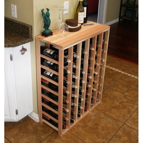 Creekside 48 Bottle Table Top Wine Rack On Sale Overstock 31431866