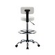 preview thumbnail 20 of 54, Adjustable Rolling Work Stool with Faux Leather Seat and Foldable Footrest, Versatile Stool for Home Office, Vanity,
