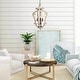 preview thumbnail 9 of 10, The Gray Barn Farmhouse 3/4-Light Wood Chandelier Lantern Foyer Island Lights