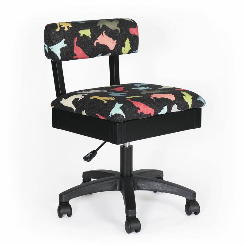 Fresh Look at Hydraulic Sewing Chairs Good Dog Black Overstock