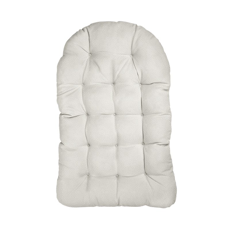 Sorra Home Valdese Boucle Outdoor Egg Chair Replacement Cushion