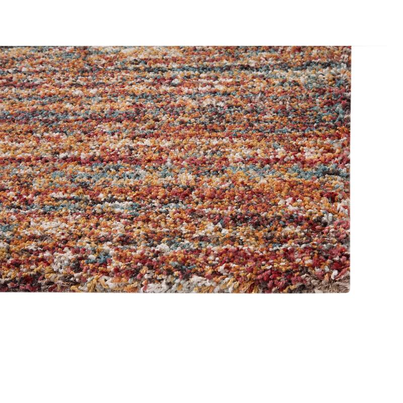 Zira Red/Multi Area Rug 8x10 - 2'3" x 12' Runner