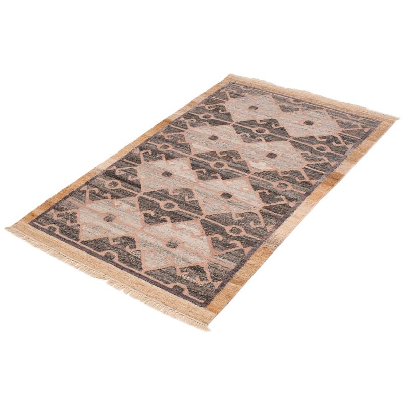 Ankara FW Grey Kilim 5'1" x 8'1" - 5'1 x 8'1