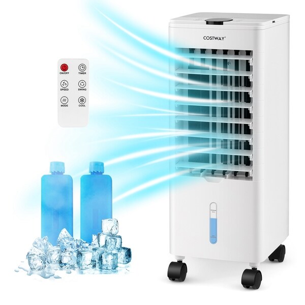 Costway Evaporative Air Cooler Fan Portable Oscillating Swamp with