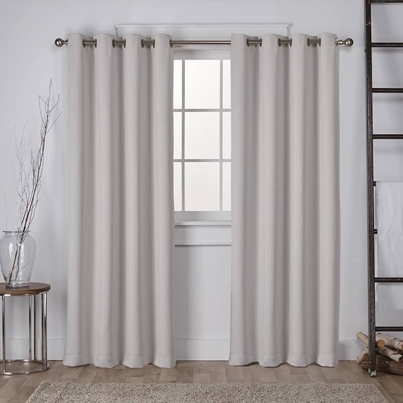 Porch & Den Boosalis Sateen Twill Blackout Curtain Panel Pair