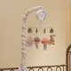 preview thumbnail 5 of 5, Lambs & Ivy Mushroom Meadow Musical Baby Crib Mobile Soother Toy