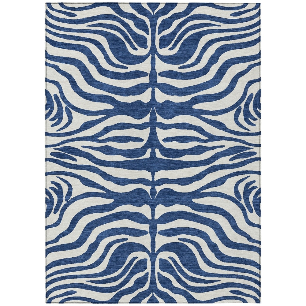HomeRoots Animal Print Transitional Rectangle Outdoor Rug