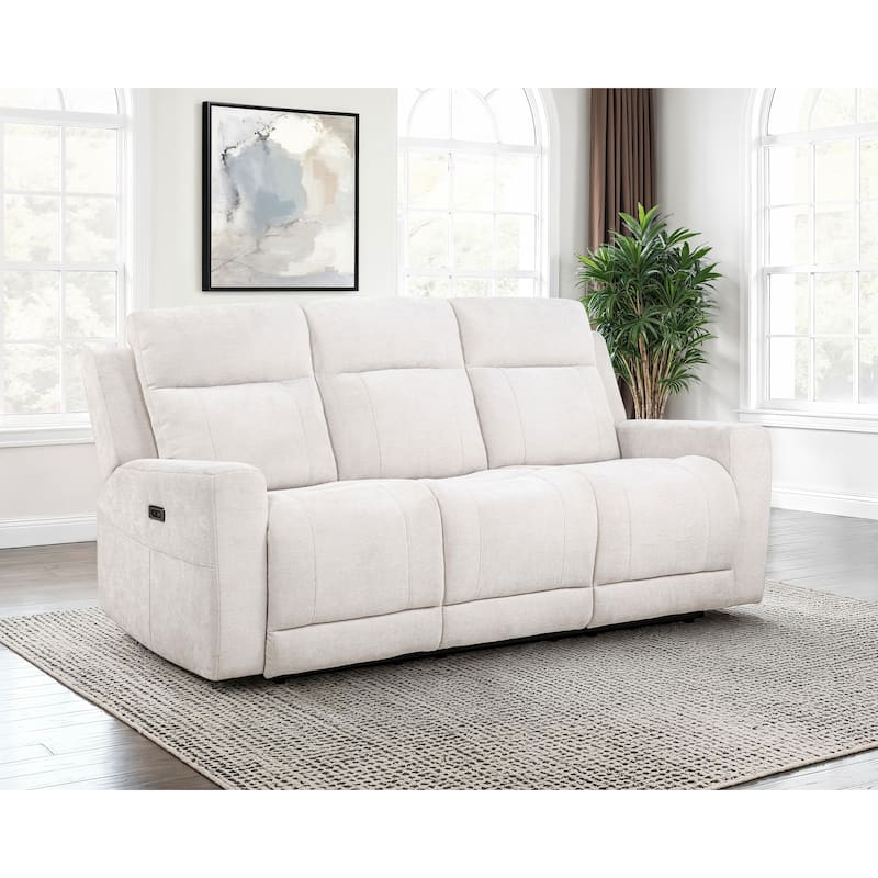 Kennett Chenille Upholstered Power Reclining Sofa