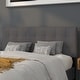 preview thumbnail 12 of 36, Quilted Tufted Upholstered Headboard Dark Gray - Queen