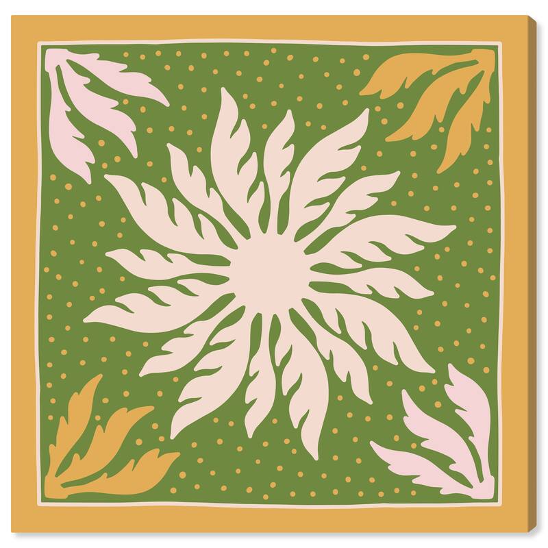 Wynwood Studio Canvas Fashion and Glam Autumn Scarf Gold and Modern & Contemporary Wall Art Canvas Print - 20 x 20