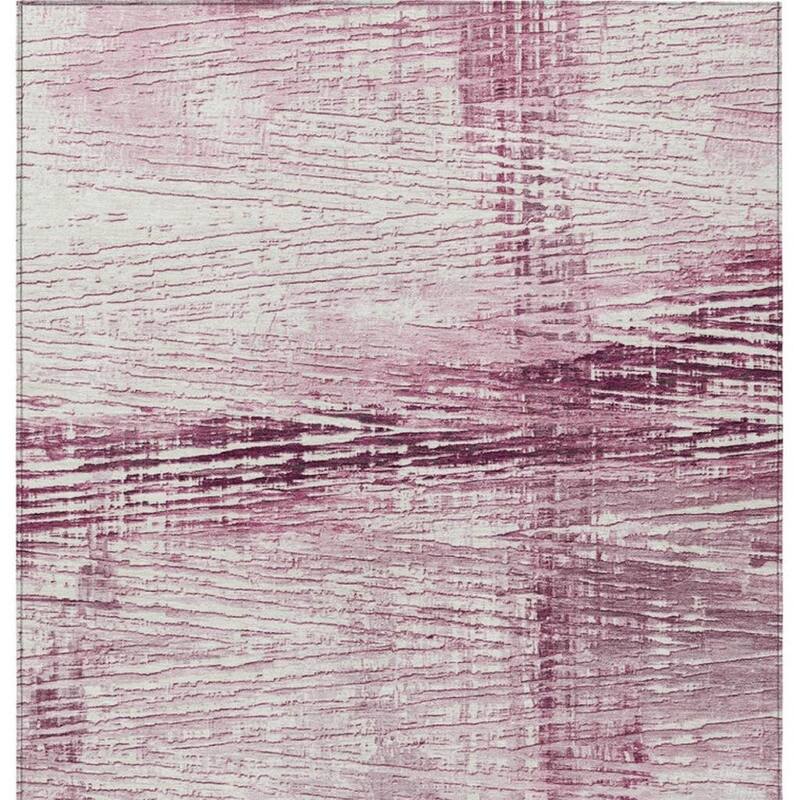 HomeRoots Striped Transitional Rectangle Outdoor Rug