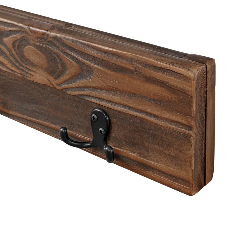 Carbon Loft Lawrence 48-inch Reclaimed Wood Wall Coat Hook
