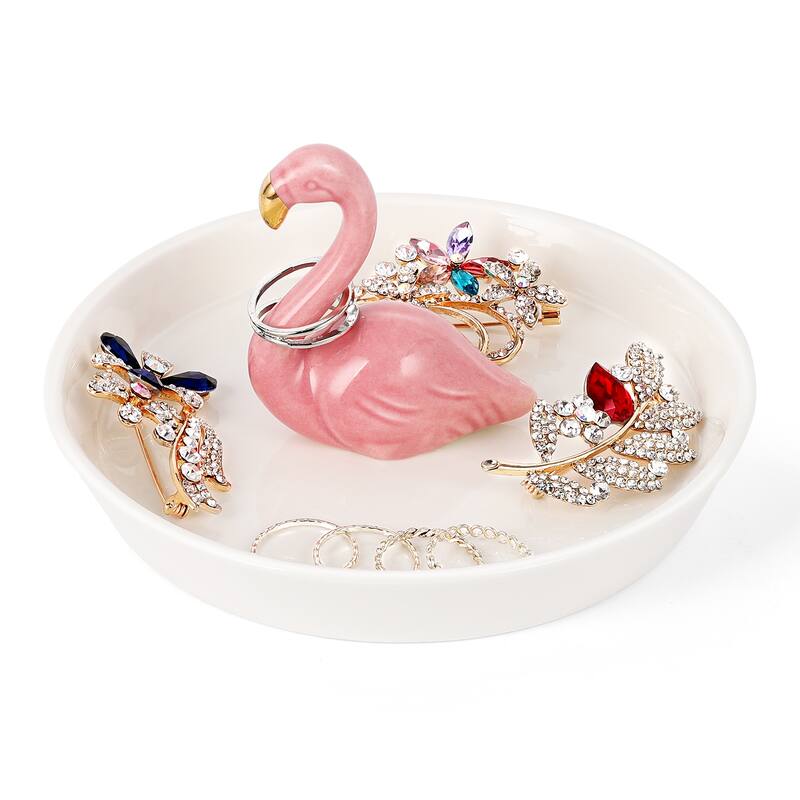 Ceramic Ring Holder Decor Jewelry Dish Organizer