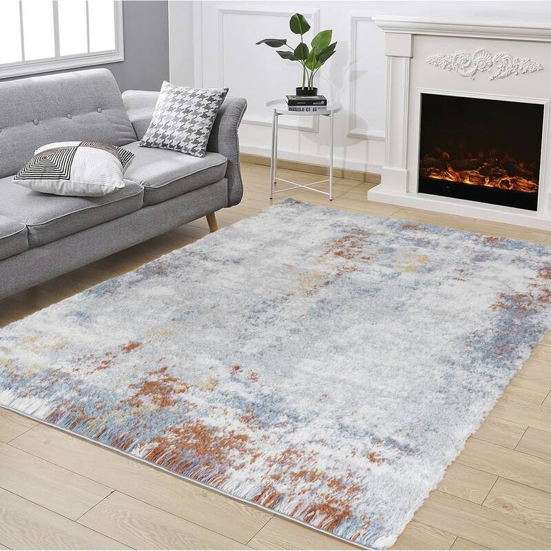 Loft Shag GC_CZY1010 Multi Shaggy Area Rug