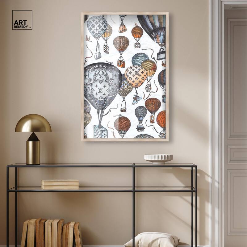 Doll Memories - Fashion Balloons Shadowbox by Art Remedy