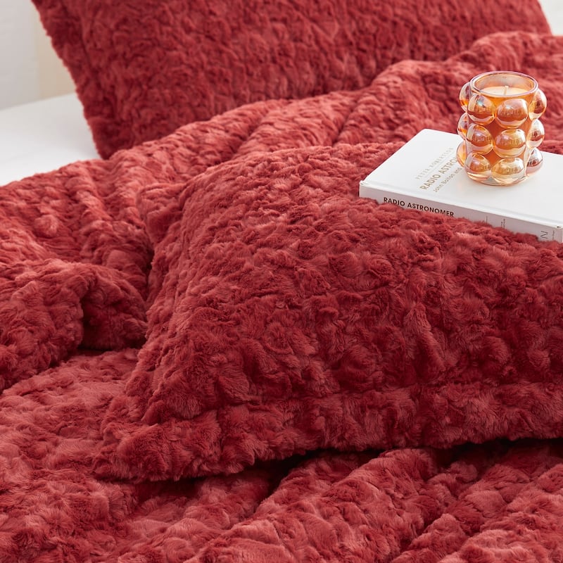 Obsessed - Coma Inducer® Oversized Comforter Set - Deepest Red
