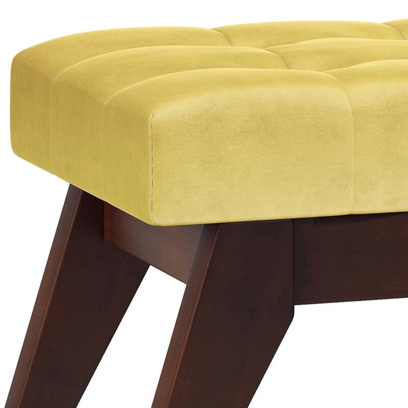 WYNDENHALL Tierney 40 inch Wide Mid Century Modern Rectangle Ottoman Bench