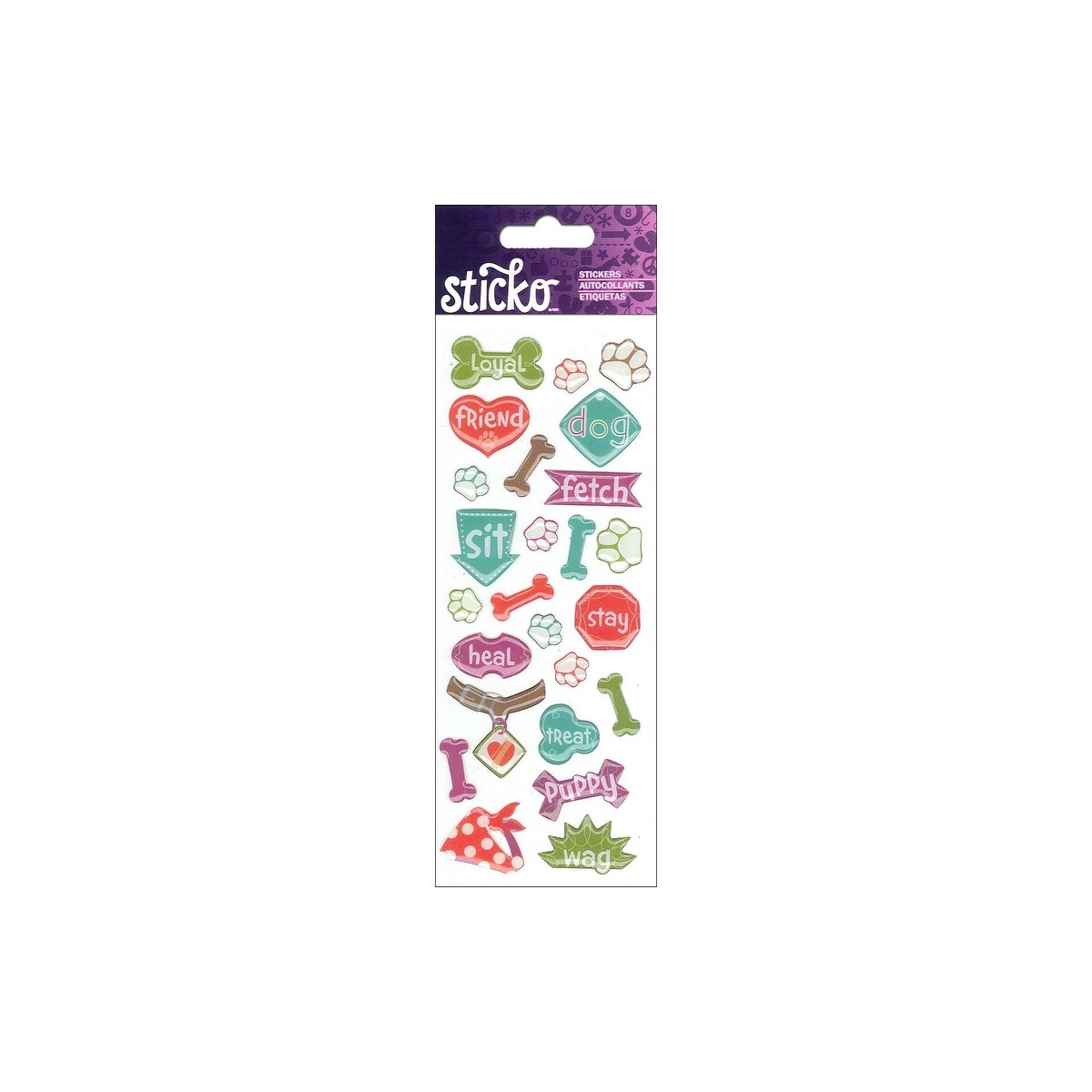 Shop Ek Sticko Sticker Epoxy Dog Free Shipping On Orders Over