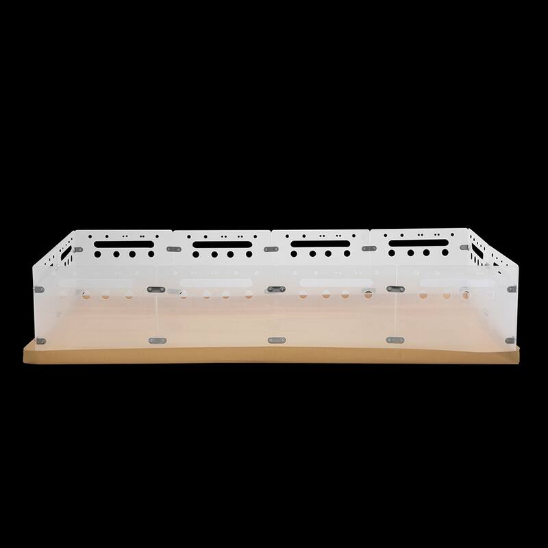Acrylic Hamster Enclosure with Waterproof Kraft Paper Bottom