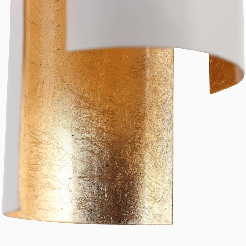 1-Light Modern LED White Cylinder Kitchen Island Pendant Lights for Dining Room - 3.1 x 3.1 x 14.5