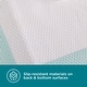 preview thumbnail 9 of 7, Contours Cozy Infant Sink Bather - Soft Baby Bath Seat for Newborns - Blue