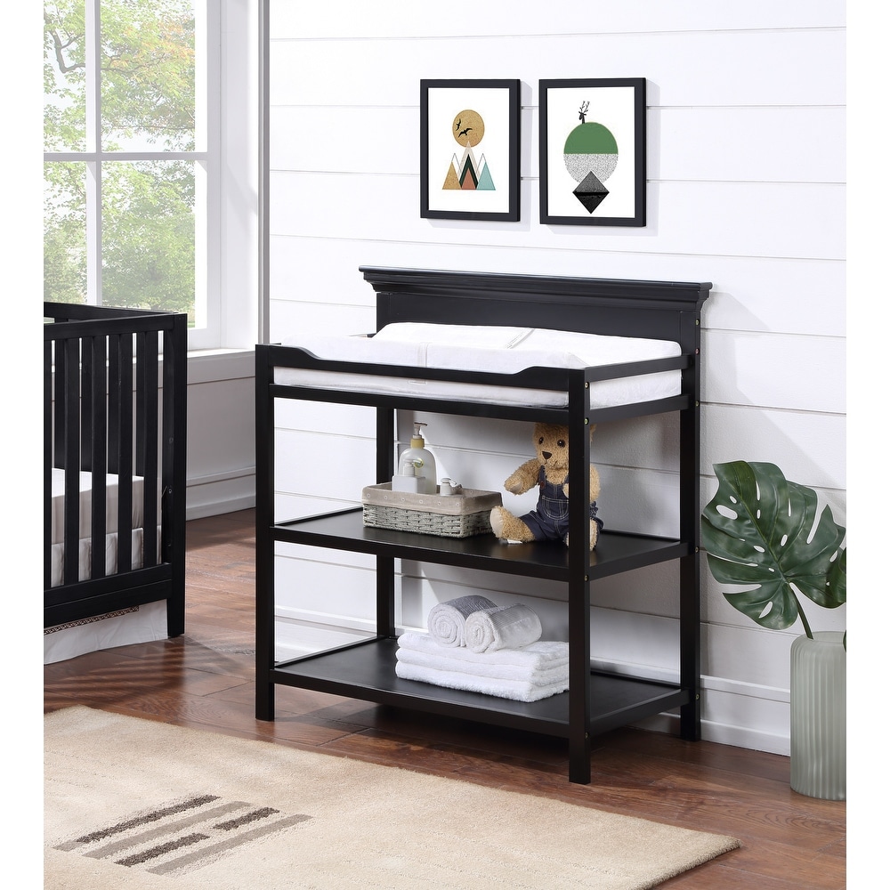 Black changing table hot sale