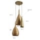preview thumbnail 4 of 8, Ele Three Lights Rattan Pendant