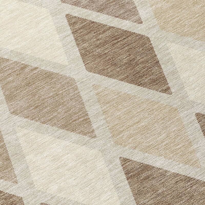 HomeRoots Geometric Transitional Rectangle Outdoor Rug