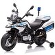 preview thumbnail 1 of 3, Ride On Police Motorcycle, 12V 7Ah Licensed BMW Car for Tollders 5-7 Years - White