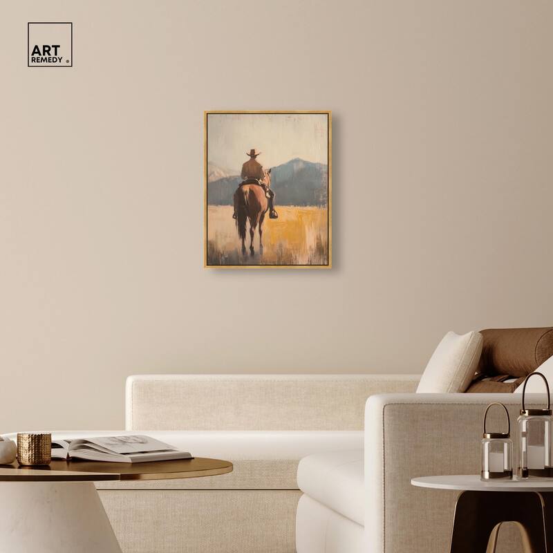 Long Ride Canvas by Art Remedy
