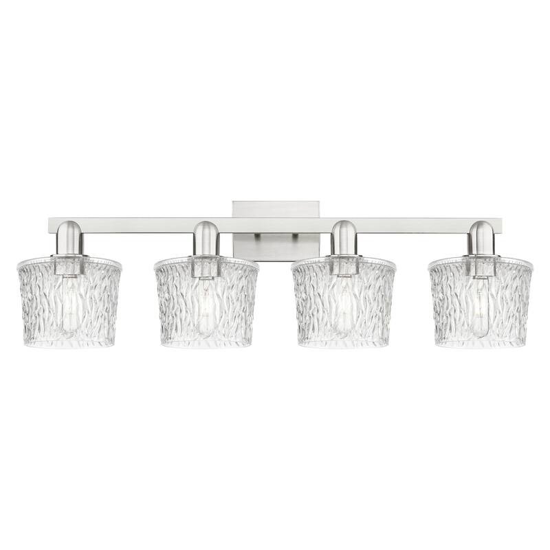 Innovations Lighting 716-4W-11-34 Niagara Vanity Niagara 4 Light 34" - Brushed Satin Nickel / Clear