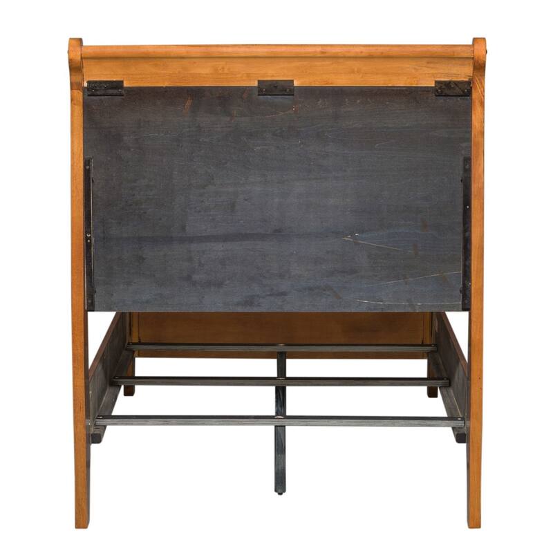 Copper Grove Epper Aged Oak Youth Sleigh Bed