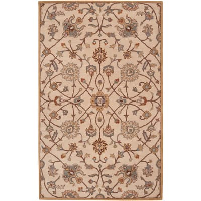 Hand-tufted Trey Traditional Wool Area Rug